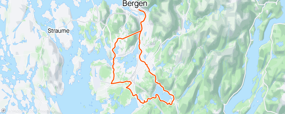 アクティビティ「Staketur med Håvard og Mathias」の地図