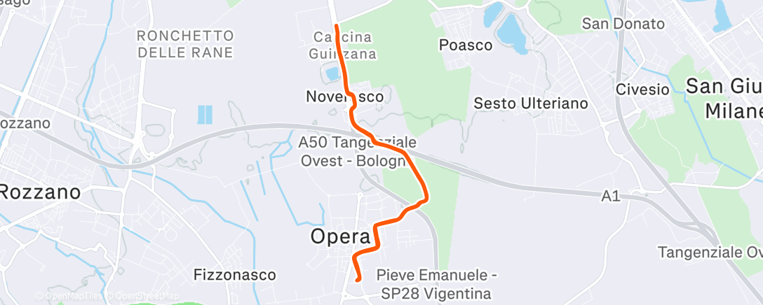 Map of the activity, Lento con variazioni