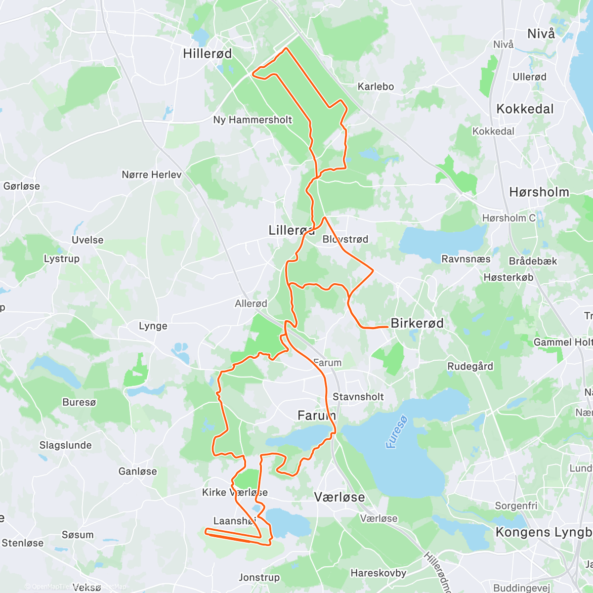 Map of the activity, Snestorm på flyveren
