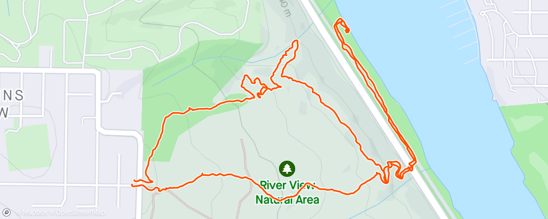 Map of the activity, River View