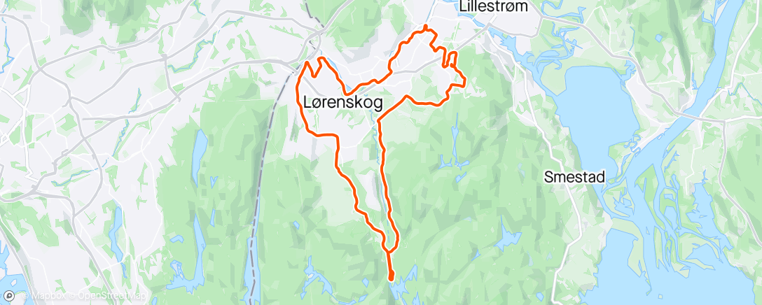 Map of the activity, MTB litt rundt omkring 🚴‍♂️🗯☀️