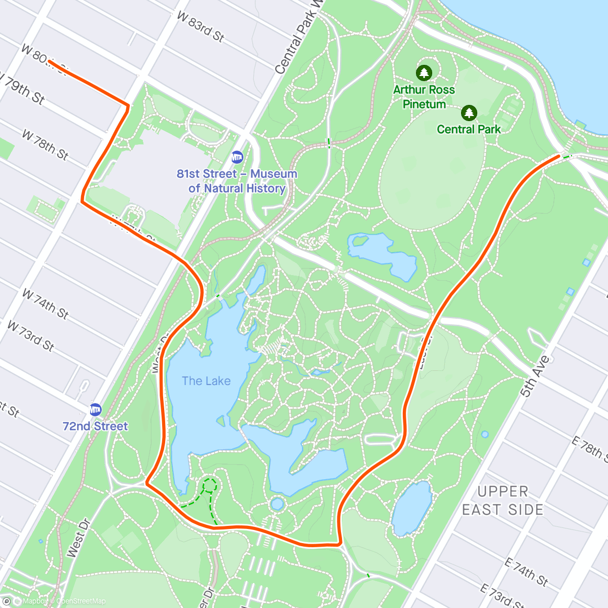 Map of the activity, Ride 🚲 to EG Tuesday Speedwork 🏃‍♀️