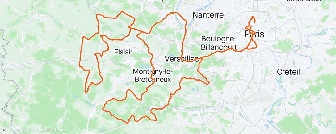 Карта физической активности (Tour des JO 2024 😎)
