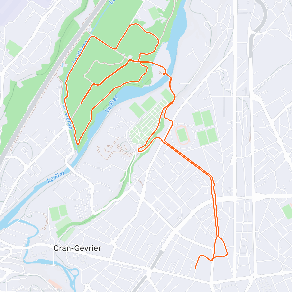 Mapa da atividade, Footing