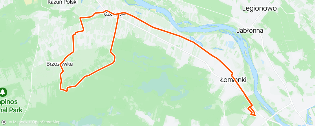 Mapa da atividade, Jazda z chudzinkami z Psychołomianek