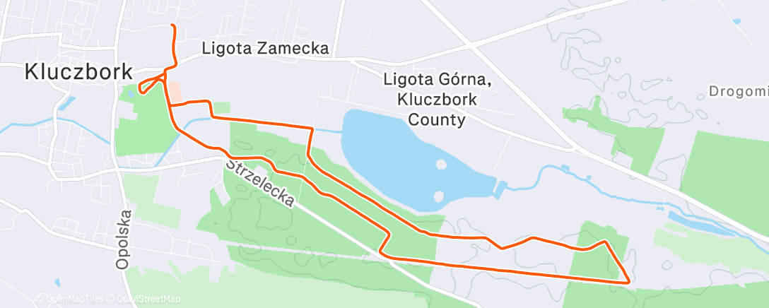 Map of the activity, Afternoon Run 🎄