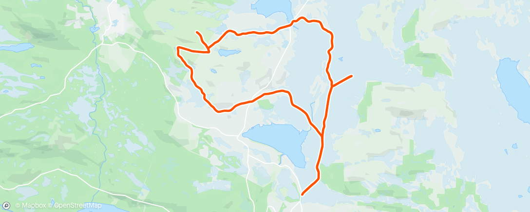 Mapa de la actividad, Bonustur over Lunkefjell m Kristian i kort-kort😎