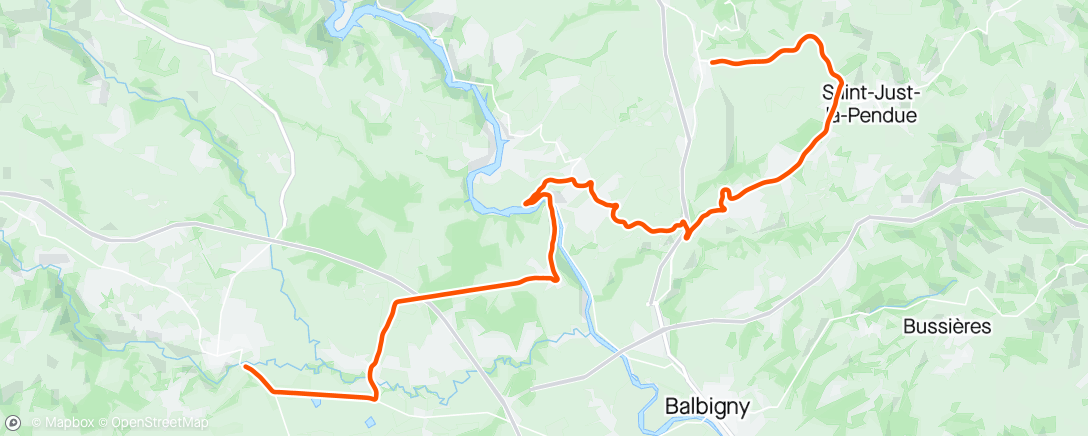 Map of the activity, Dauphine 2024 - stage 4