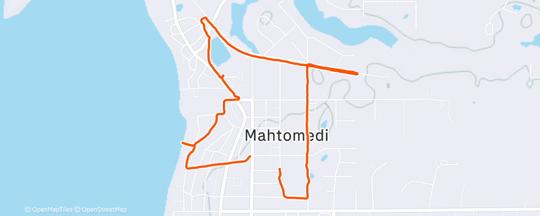 Map of the activity, Morning Walk ⛅