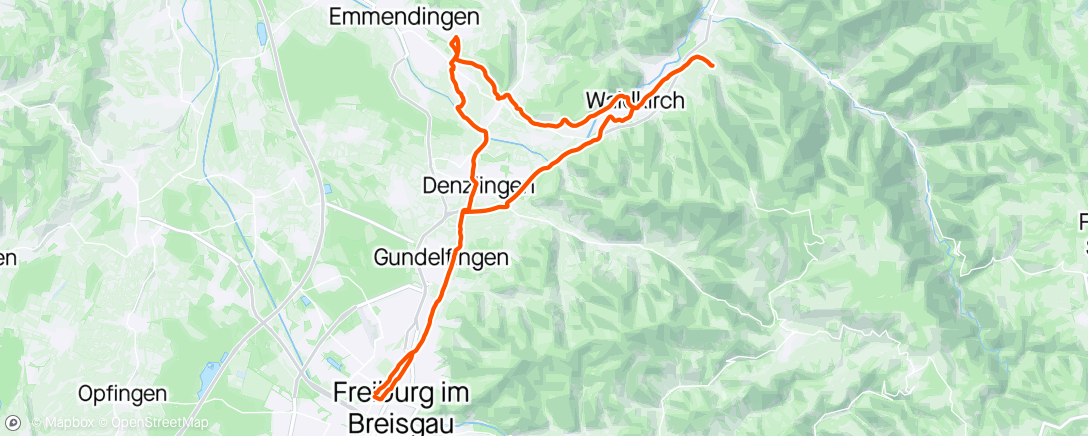 Map of the activity, Faszination Bikepacking