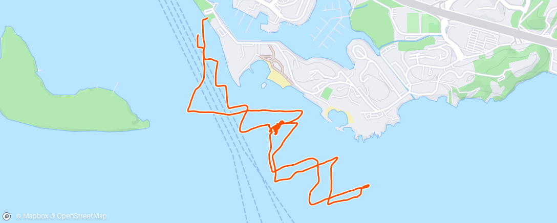 Map of the activity, Voile le matin