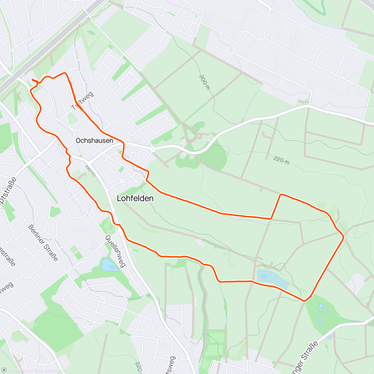 Map of the activity, Kackwetter 💩🌧️🏃🏼‍♀️🏃🏻‍♂️