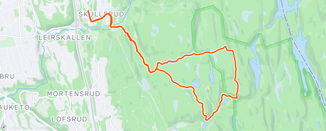 Map of the activity, Joggetur i sovetiden