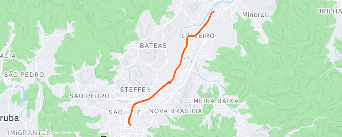 Map of the activity, Giro Beira Rio 🫩🥴😮‍💨