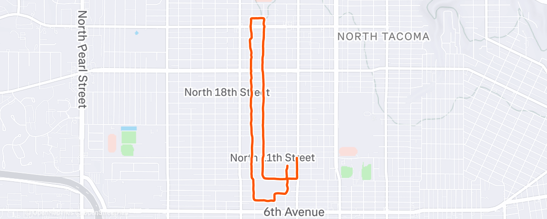 Map of the activity, Dog Run!
