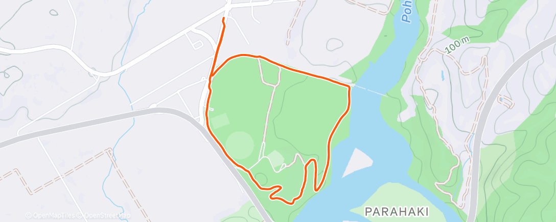 Карта физической активности (Morning Run)