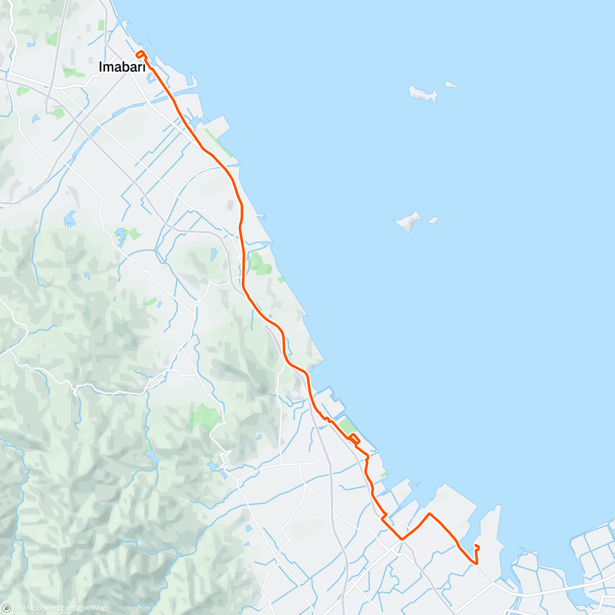 Map of the activity, 東予港 Toyo Port