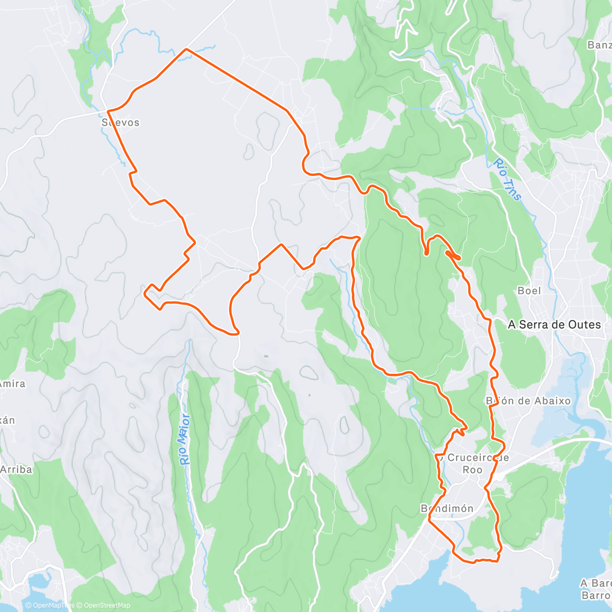 Map of the activity, GRAVEL