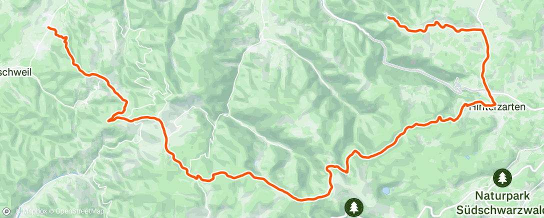 Map of the activity, Afternoon Gravel Ride