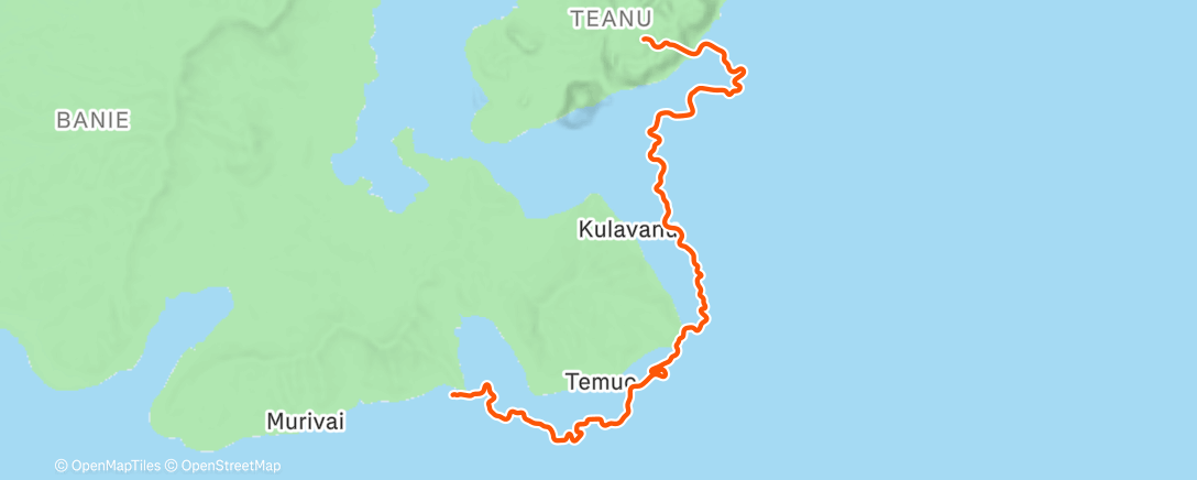 Map of the activity, Zwift - Rainbow on Going Coastal in Watopia