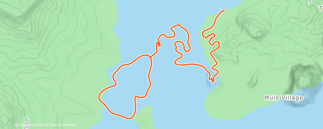 Map of the activity, Zwift - Ham Sandwich on Power Punches in Watopia