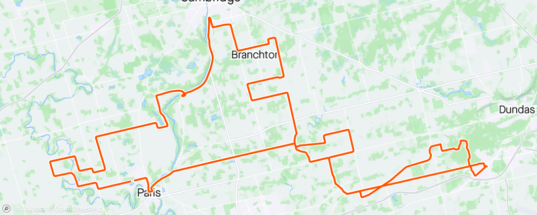 Map of the activity, P2A Recon ride and then road (into a heavy headwind) back to Paris. Thanks guys (especially Matt) for the tow home after I cracked!