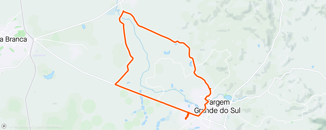 Map of the activity, Pista Carvão pista