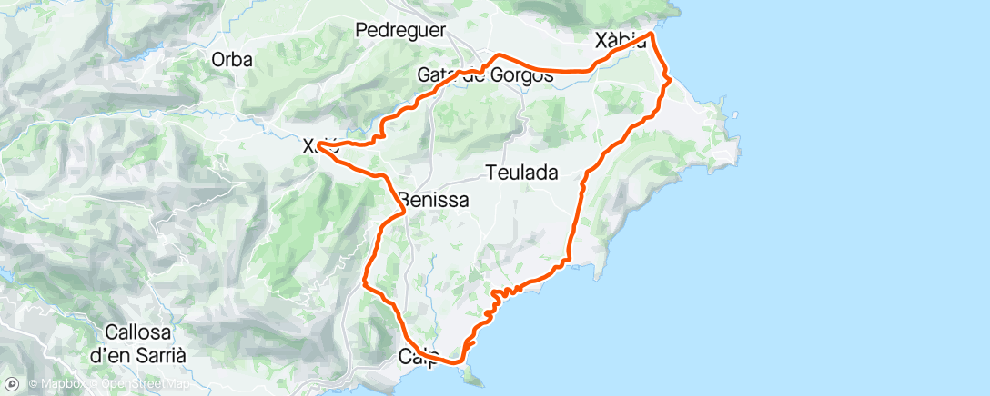 Map of the activity, Leif's Dream Tour 🇪🇸🇪🇸