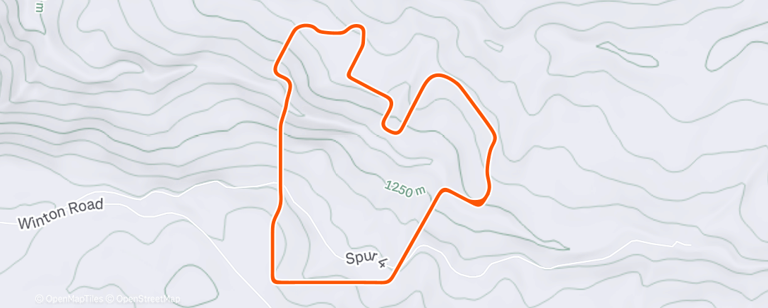 Map of the activity, MyWhoosh - Downtown LA