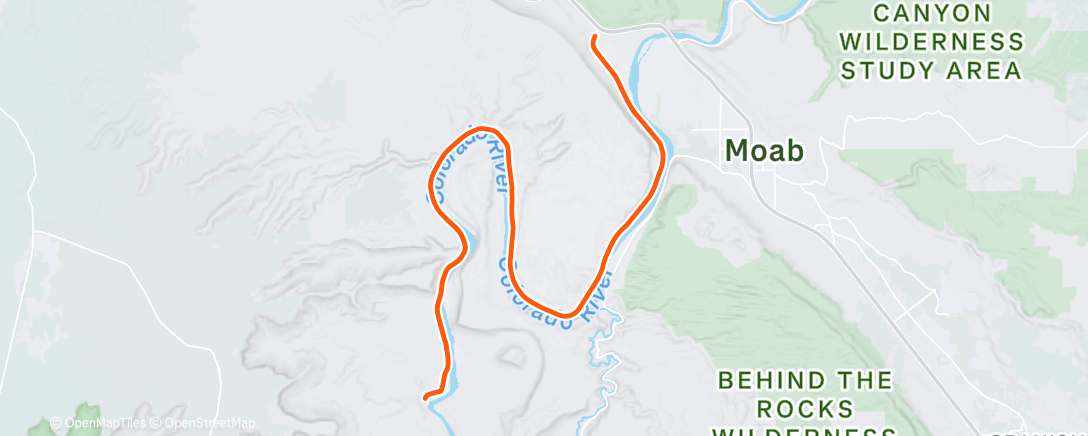 Map of the activity, FulGaz - Potash Road