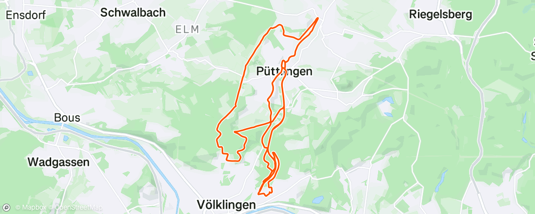 Mapa da atividade, Fahrt am Morgen