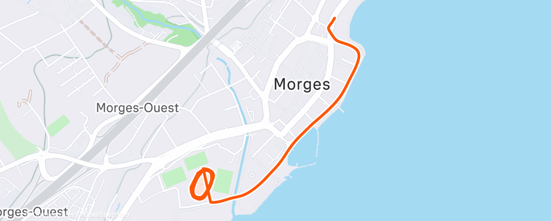 Map of the activity, Hyrox training 🏃‍♂️ 🏋️‍♀️