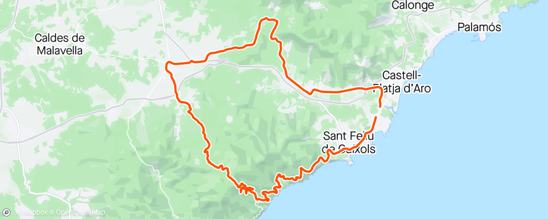 Map of the activity, Un Sant Grau! Con mucho viento💨💨