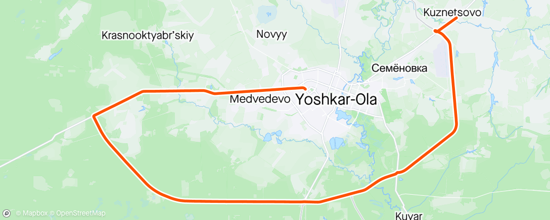 Map of the activity, До города