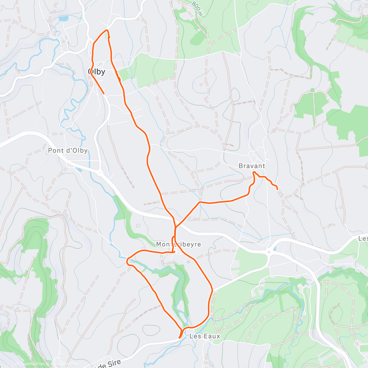 Map of the activity, VTT