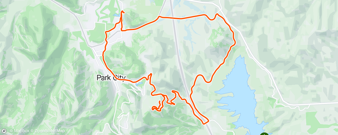 Map of the activity, Deer crest loop.   3 flats in 3 minutes ended any further ambitions.