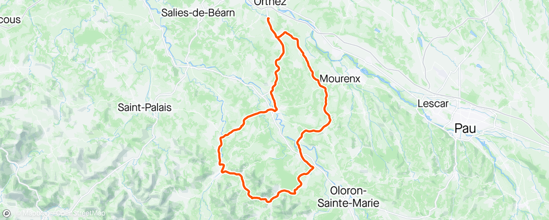 Karte der Aktivität „Bla bla Bike avec Baptiste 😃”