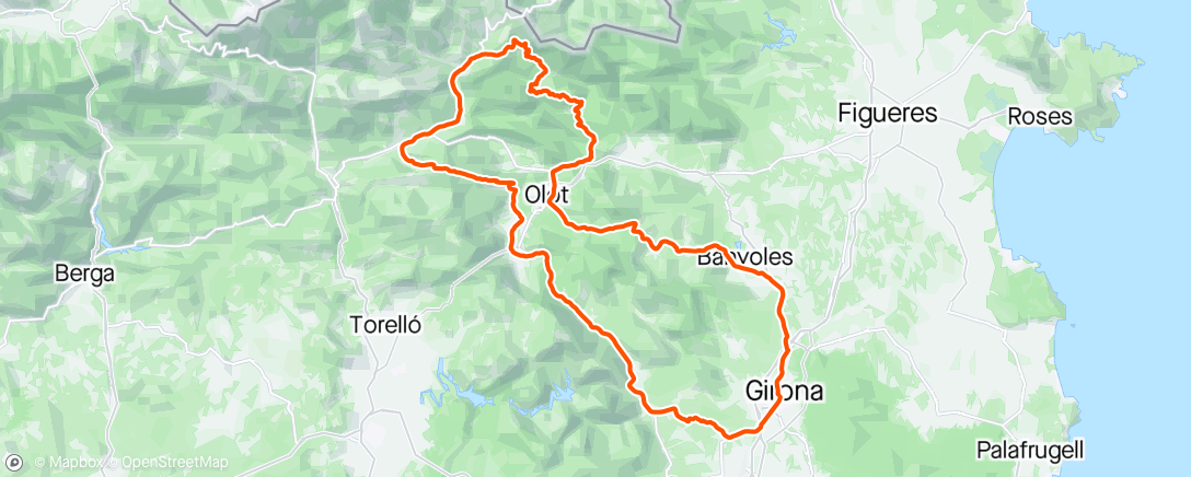 Map of the activity, Girona D4