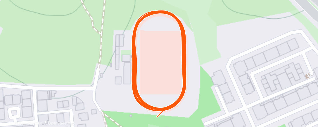 Карта физической активности (Corrida ao entardecer)