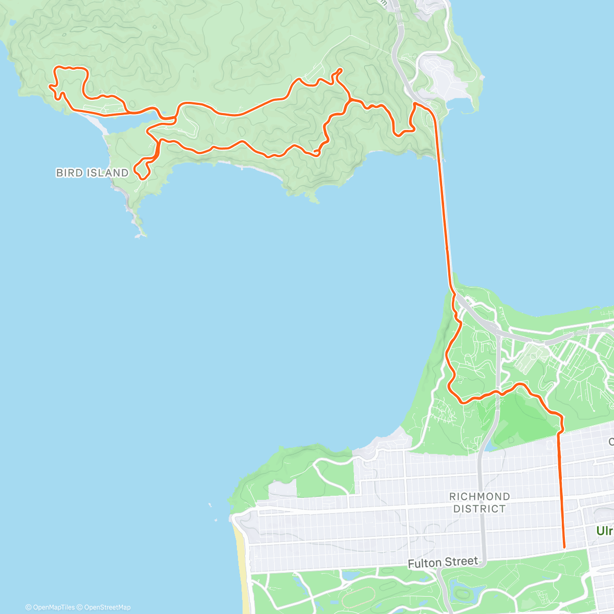 Map of the activity, Weekend Quickie