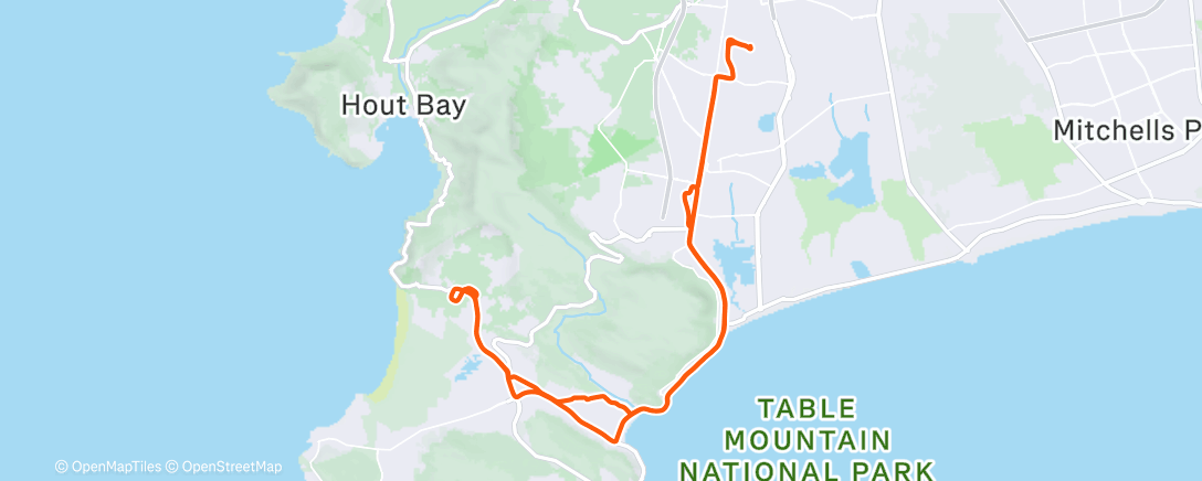 Карта физической активности (Morning Ride)