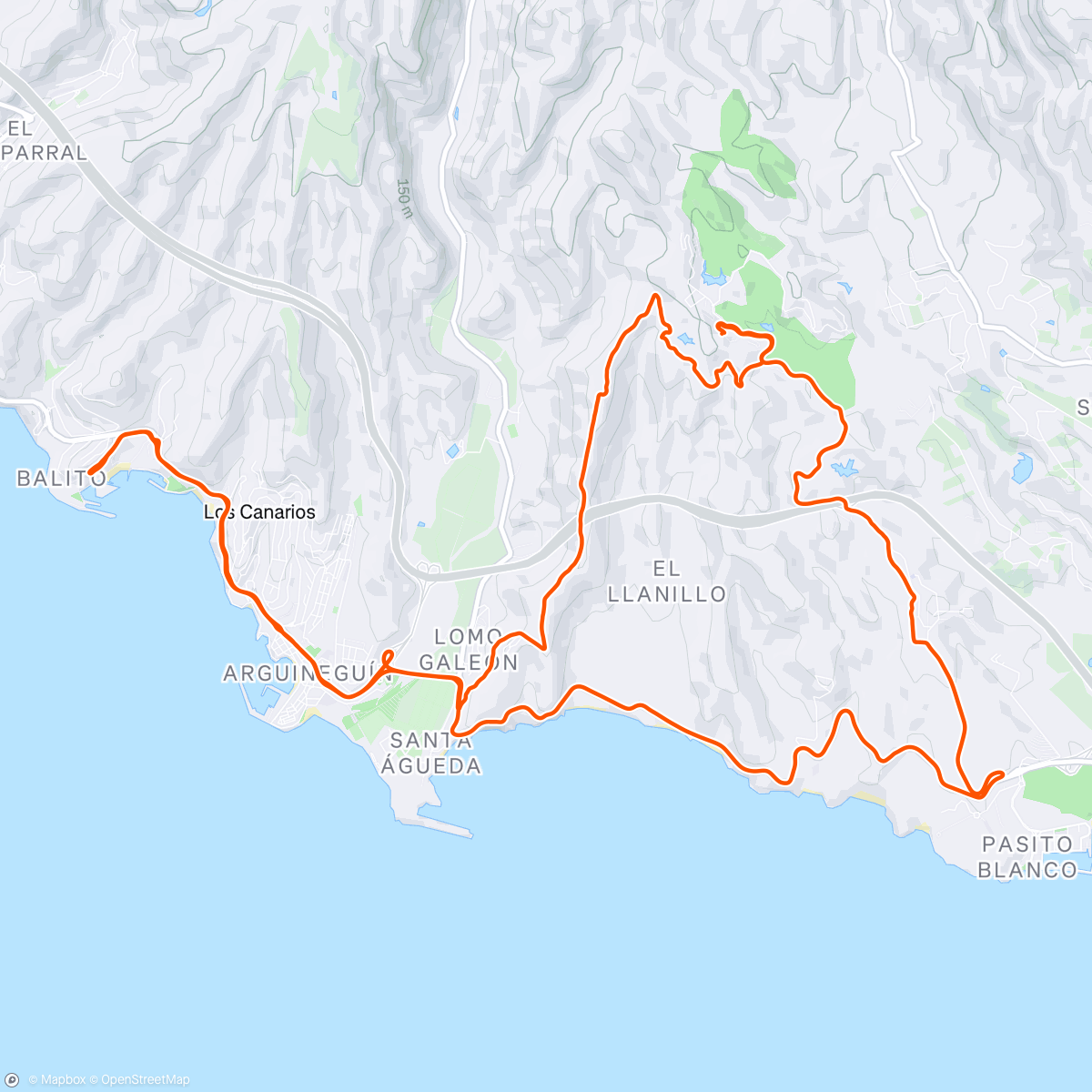 Map of the activity, Morning Ride