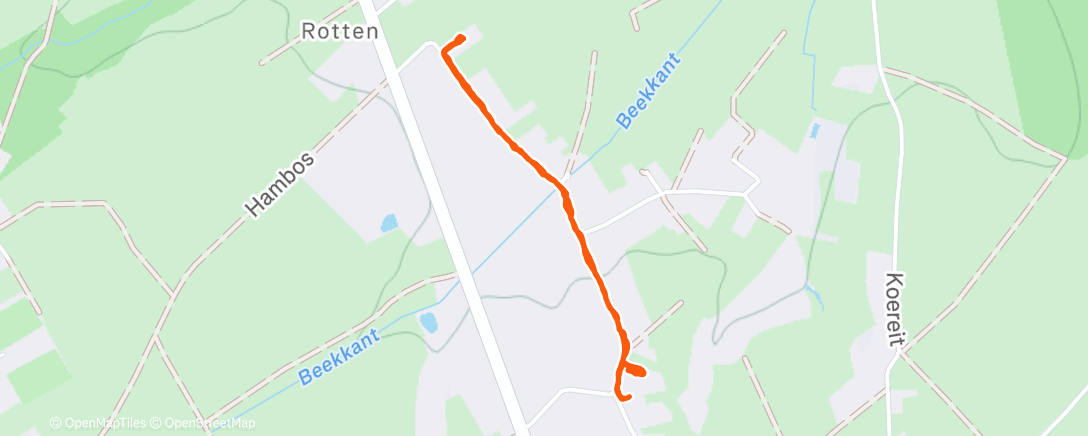 Карта физической активности (Namiddagwandeling)