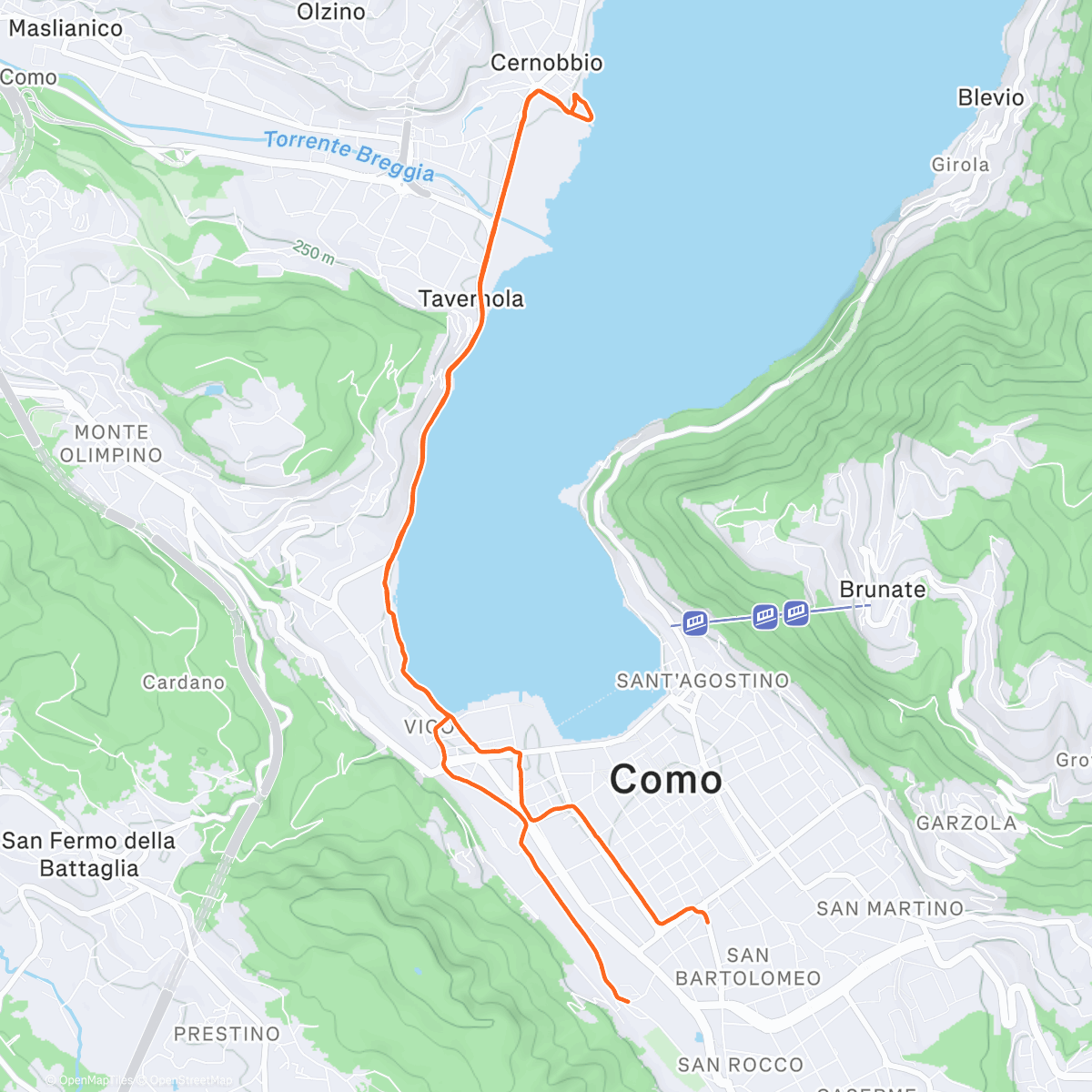 Map of the activity, Broken Rib vs Flavio: 0 - 1