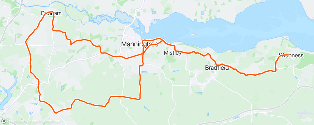 Map of the activity, Afternoon Ride with Ruby Doo