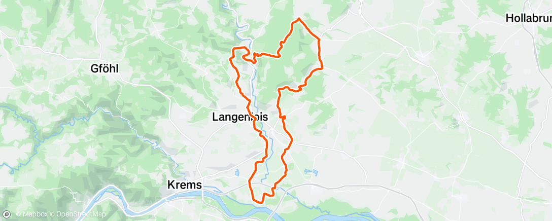 Map of the activity, Mountainbike-Fahrt am Nachmittag