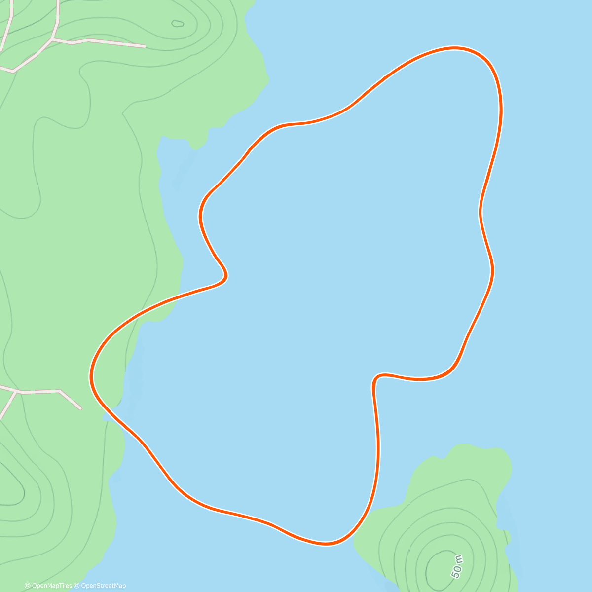 Map of the activity, Zwift - FTP Ramp Test on The Classic in Watopia