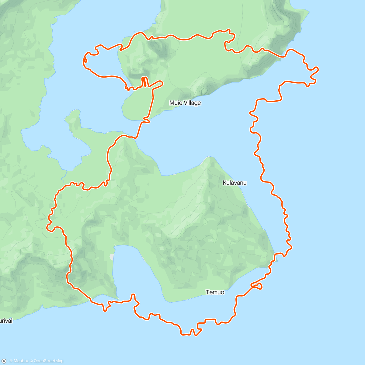Mapa da atividade, Zwift - The Big Ring in Watopia