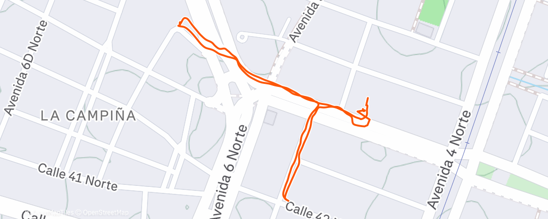 Map of the activity, Errand Walks