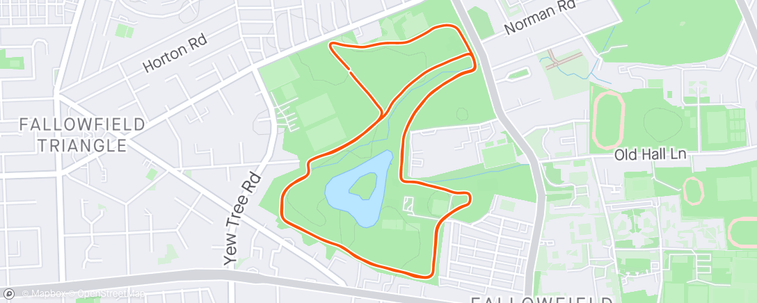 Map of the activity, Parkrun#97 South Manchester
POS68 22:07